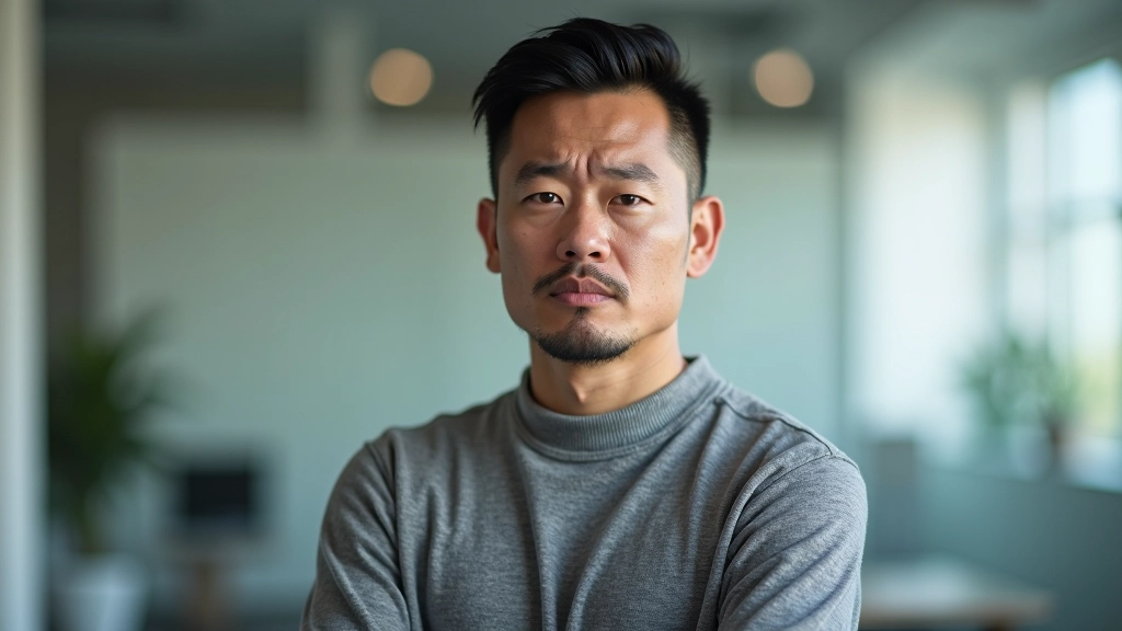 Close-up of person with tense shoulders and shallow breathing, showing incorrect chest breathing technique